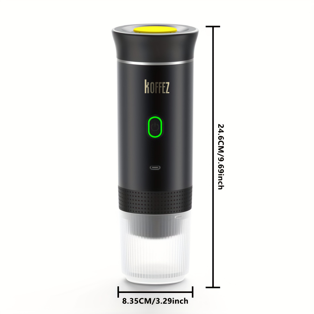 Cafetera Portátil Eléctrica – Espresso Rápido Donde Estés