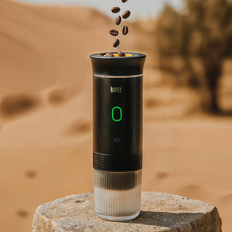 Cafetera Portátil Eléctrica – Espresso Rápido Donde Estés