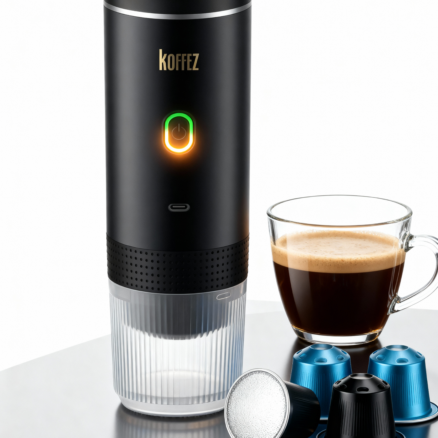 Cafetera Portátil Eléctrica – Espresso Rápido Donde Estés